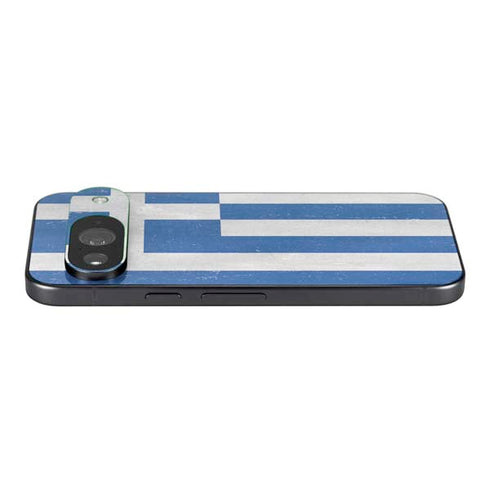 Greece Flag Distressed Google Pixel 9 Skin